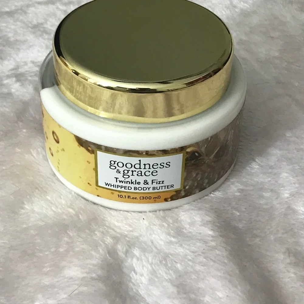 Goodness & Grace Twinkle & Fizz Body Butter 10.1 oz (300 ml) Open/ Never Worn